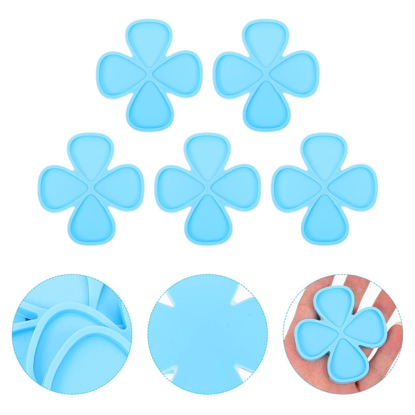 5pcs Practical Silicone Multifunctional Epoxy Resin Mold Picks Craft Mold DIY Handmade Craft