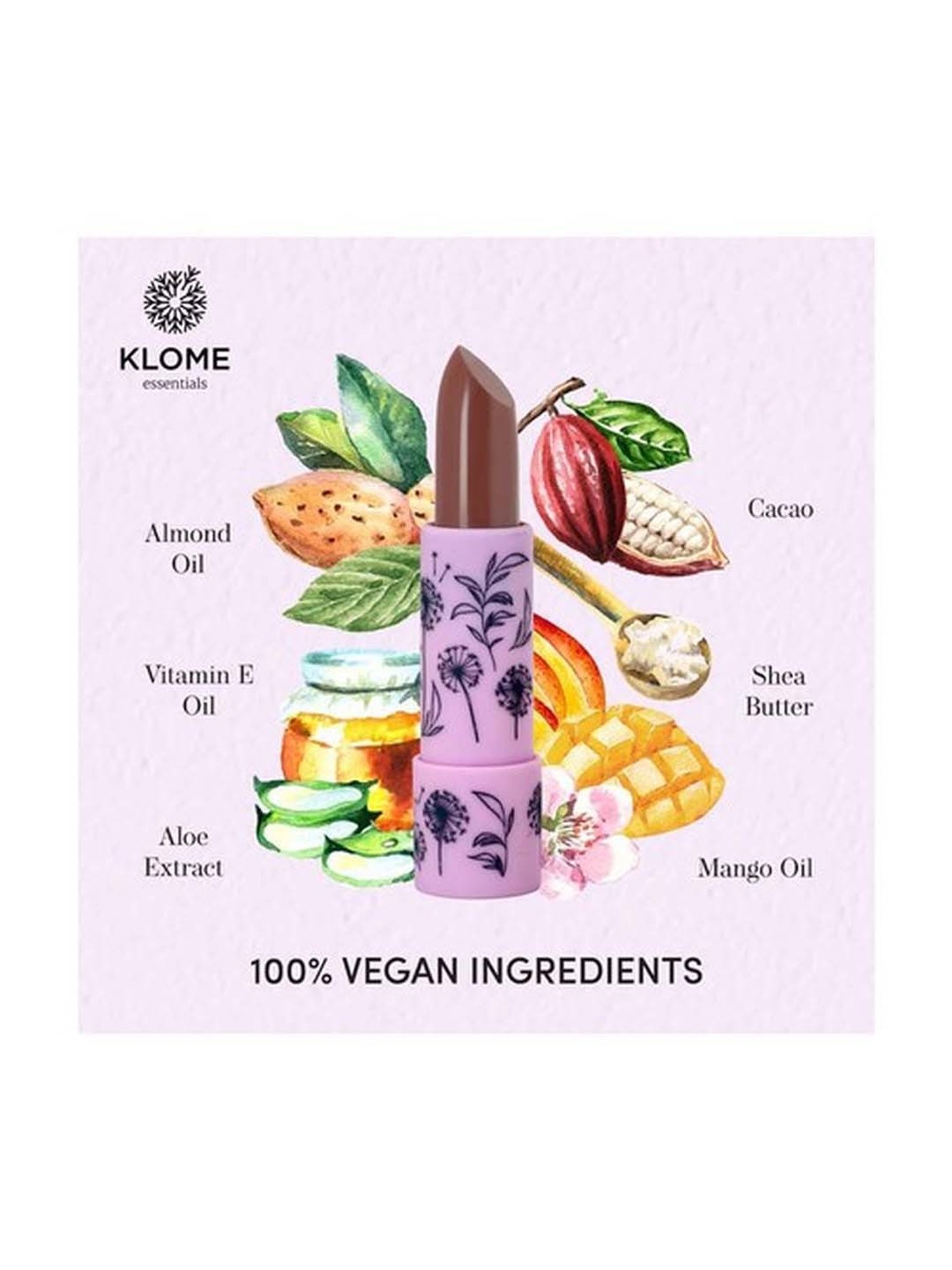 Klome Essentials Lipstick Rosewood - 4 gm