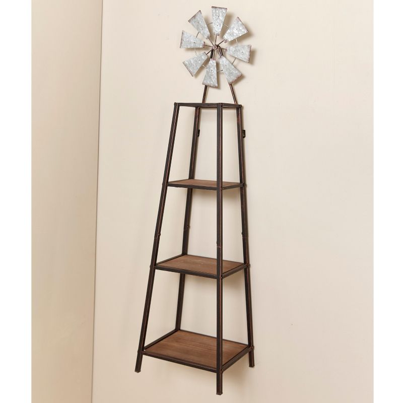 Lakeside 3-Tier Bathroom Shelving Unit with Descending Size Platforms