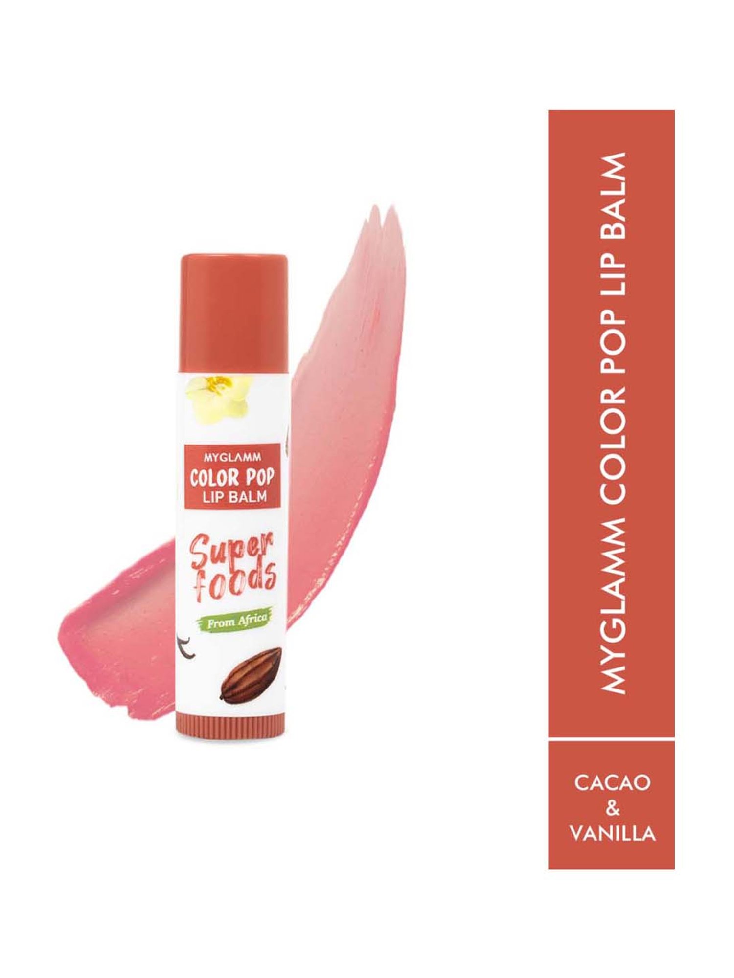 MyGlamm Color Pop Cacao & Vanilla Lip Balm - 4.6 gm