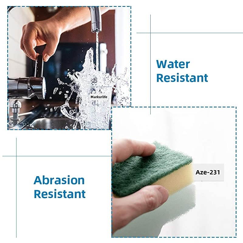 Compatible Tape Replacement for Brother TZe231 047quot 12 inch TZ231 Black on White 12mm Laminated Tape 262 feet 5Pack for P Touch PT H110 1180 1810 1880 1890 6100 9600 Label Maker