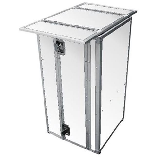 Marathon MA-STANDT36MINIW Universal Stand with Integrated Table Top & Shelf Combo - White