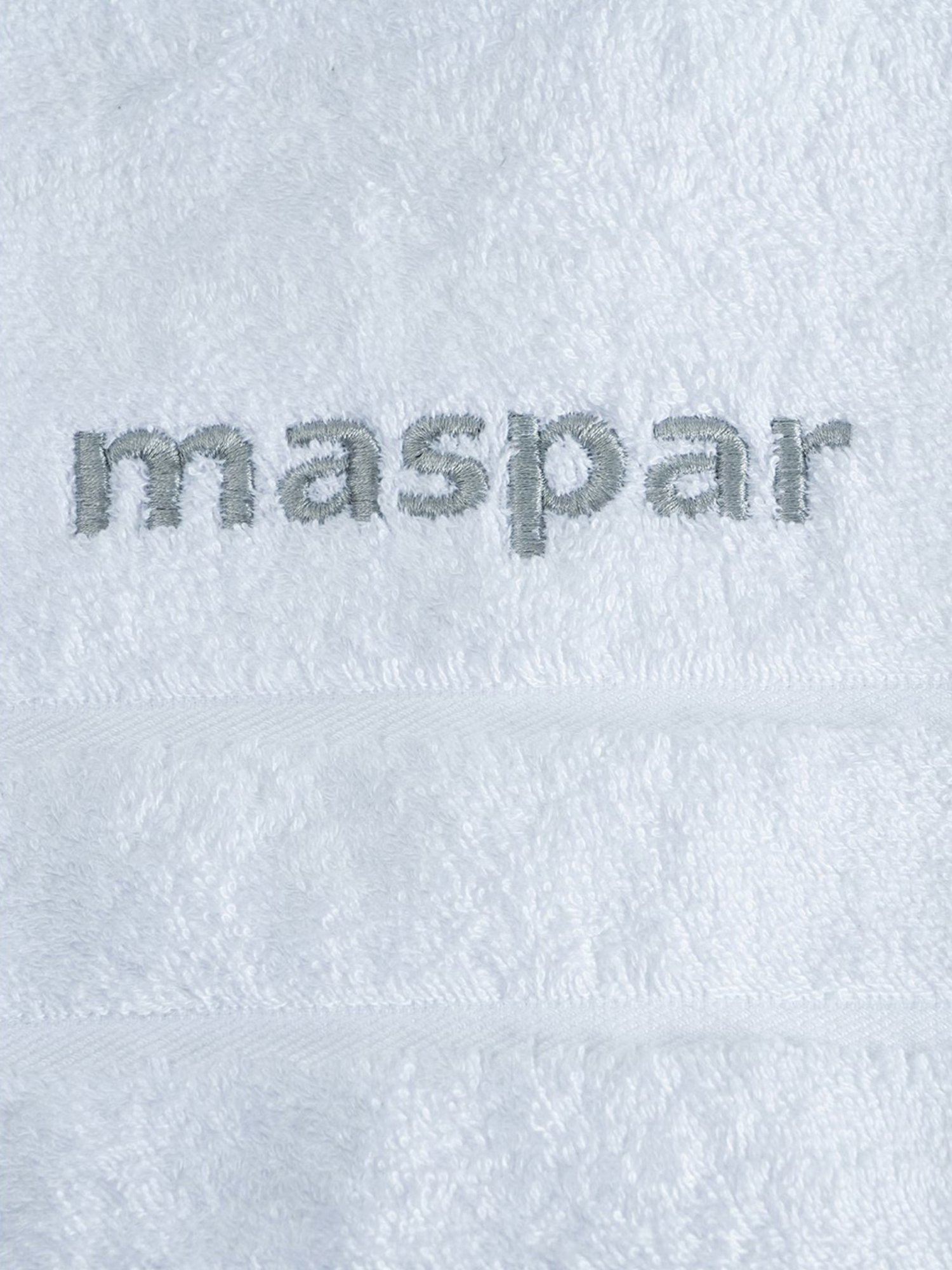 Maspar Amor White 650 GSM Bamboo & Cotton Bordered Hand, Face and Bath Towel - Set of 6