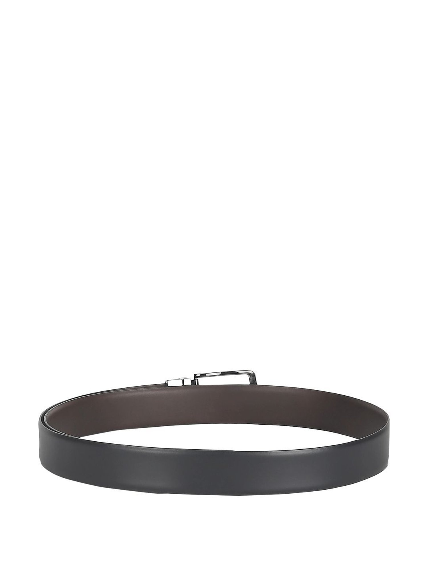 Peter England Black & Brown Leather Reversible Belt For Men