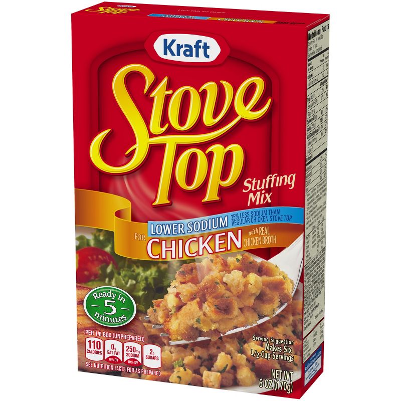 Stove Top Lower Sodium Stuffing Mix for Chicken 6oz