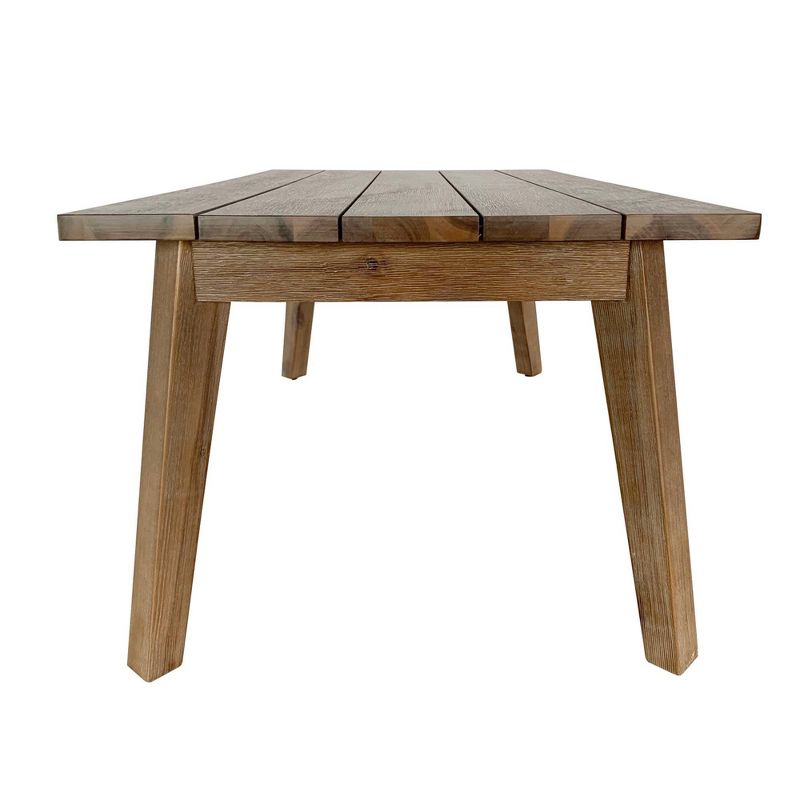 Manteo 70" Rectangular Outdoor Patio Fire Pit Table Light Gray - Modway