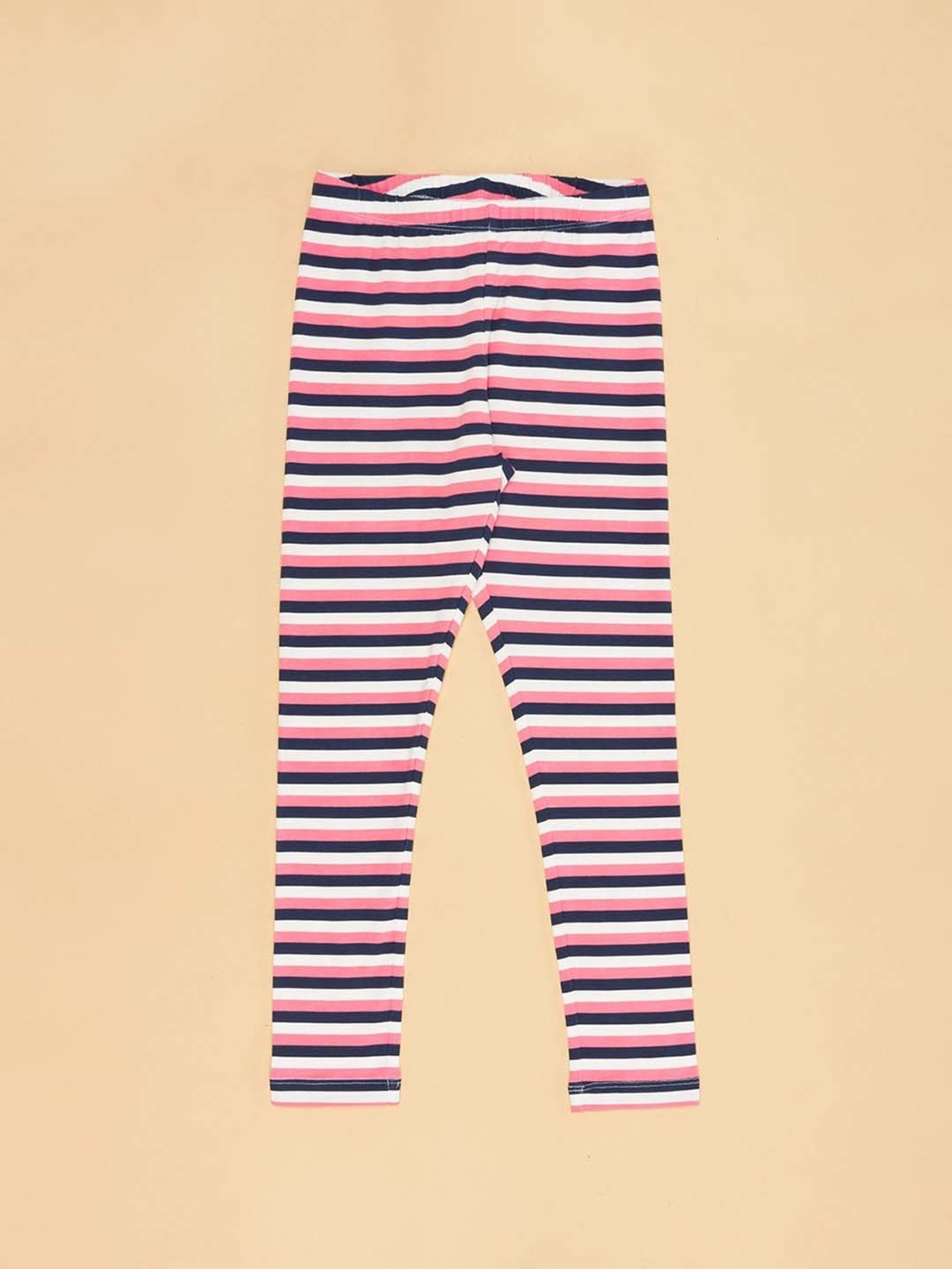 Bonjour Girls Light Grey Printed Tights