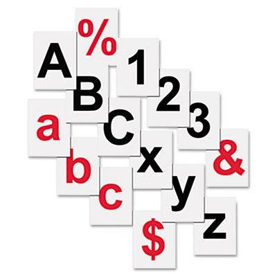 Bi-silique Interchangeable Magnetic Board Accessories Letters Black 3/4"h KT2220