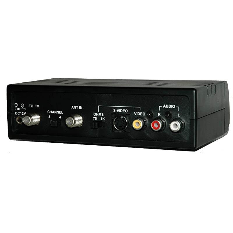 WS-007 - RF Modulator RCA/S-Video to Coax Video Converter