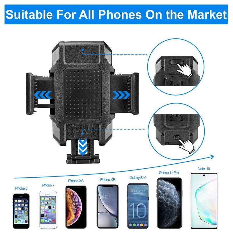 Mobile Phone Bracket For TRK 502 502X TRK502 BN TNT 125 300 600 Leoncino 250 500 Universal Holder Stand Clamp Motorcycle Motorbike Mirror Type