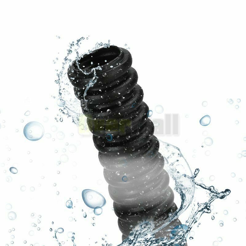 100FT Split Wire Loom Conduit Corrugated Choose Hot Size Flex Cable Plastic Tube