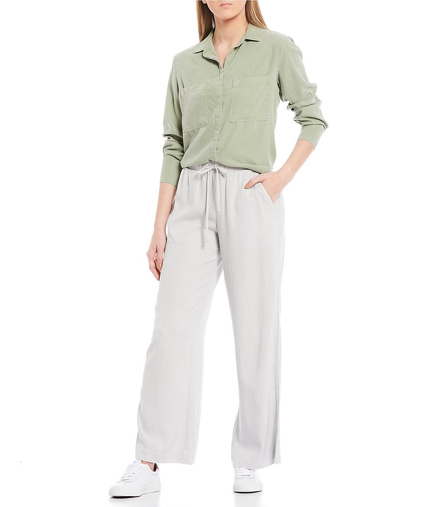 Cloth & Stone Two Pocket Coordinating Button Down Shirt