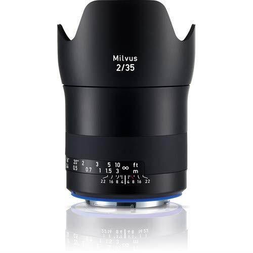 Zeiss Milvus 35mm f/2 ZE Lens for Canon EF with FLD Filter, CPL Filter, UV Filter - Color Graduate Filter Kit - Close Up