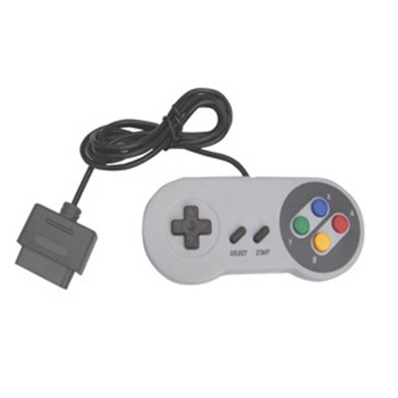 Portable Game Controller 16 Bit for Super Nintendo SNES System Console Control Pad