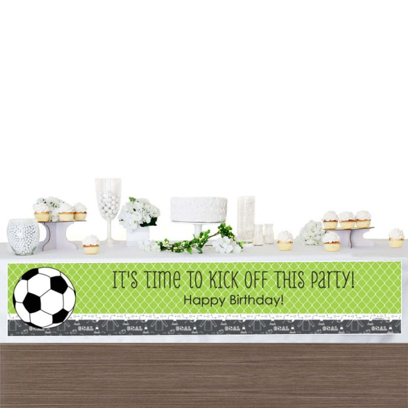 Big Dot of Happiness Two Much Fun - Boy - 2nd Happy Birthday Decorations Party Banner