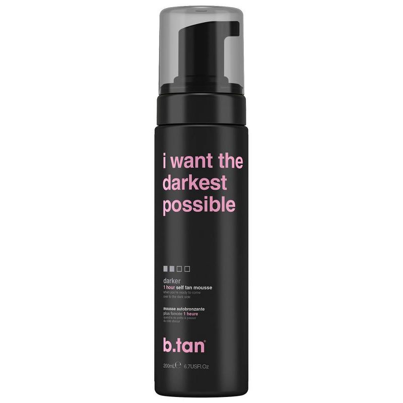 b.tan I Want The Darkest Tan Possible Self Tan Mousse - 6.7 fl oz