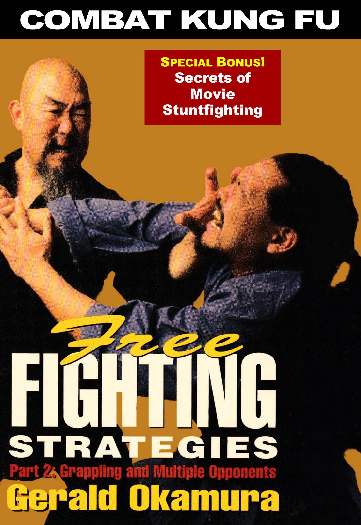 4 DVD SET Combat Kung Fu San Soo + Secrets Movie Stuntfighting - Gerald Okamura