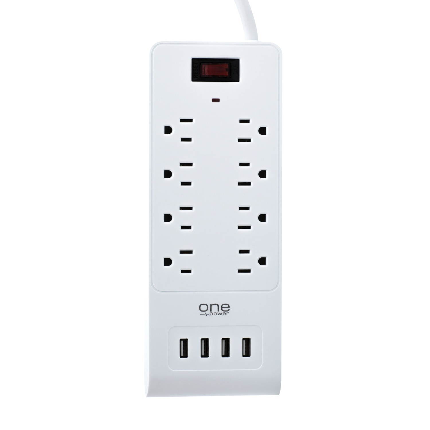 8 Outlet Quad USB Power Block Surge Protector