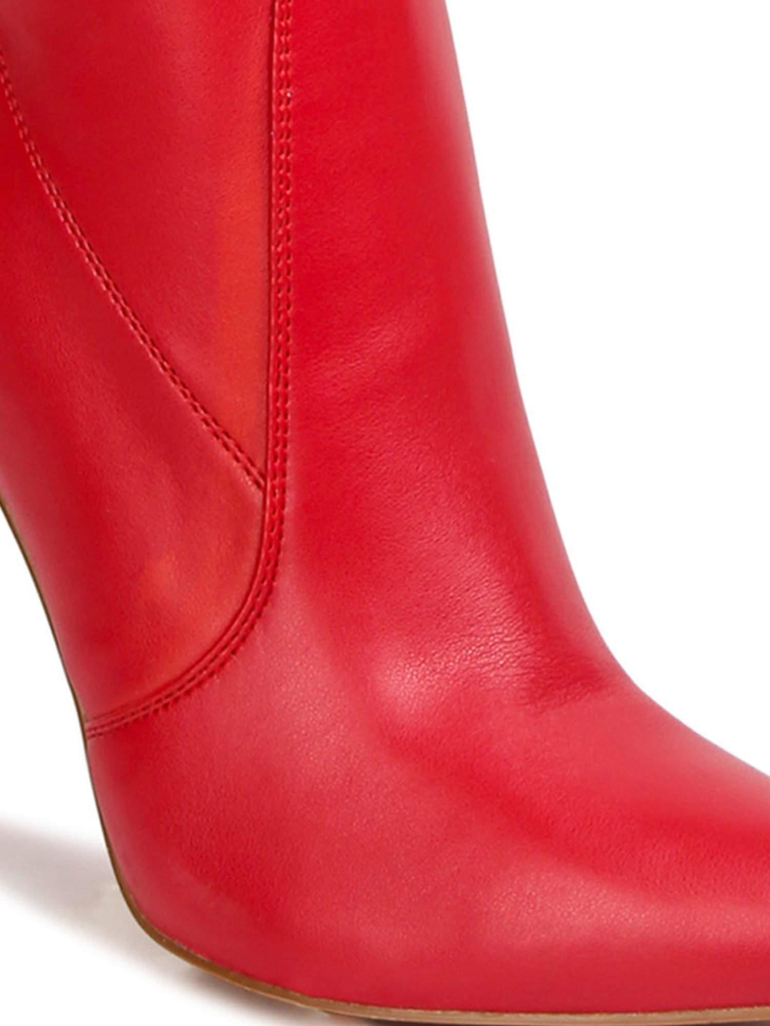 London Rag Women's Red Stiletto Booties