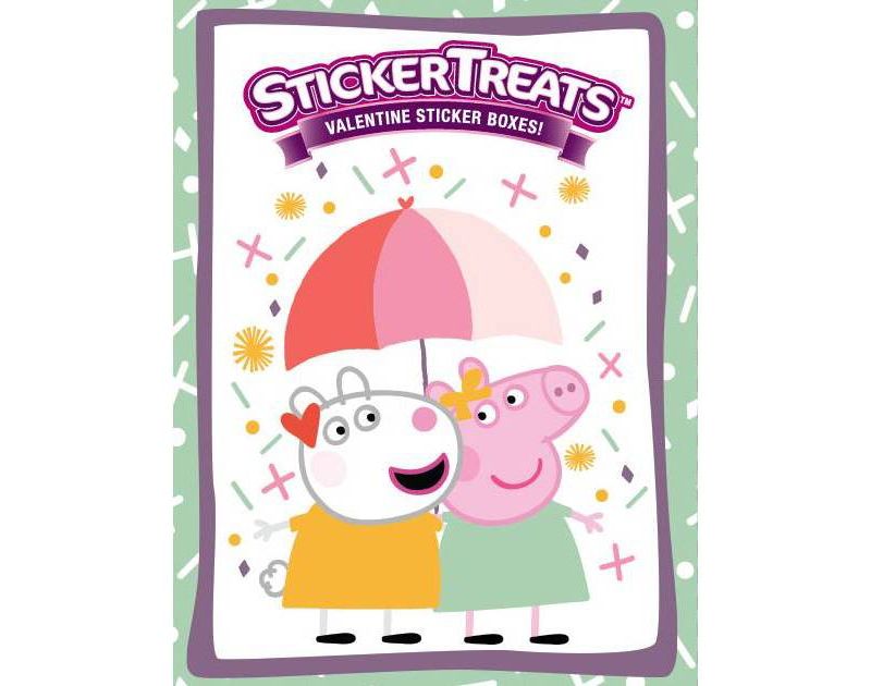 Peppa Pig 20ct Valentines Sticker Treats