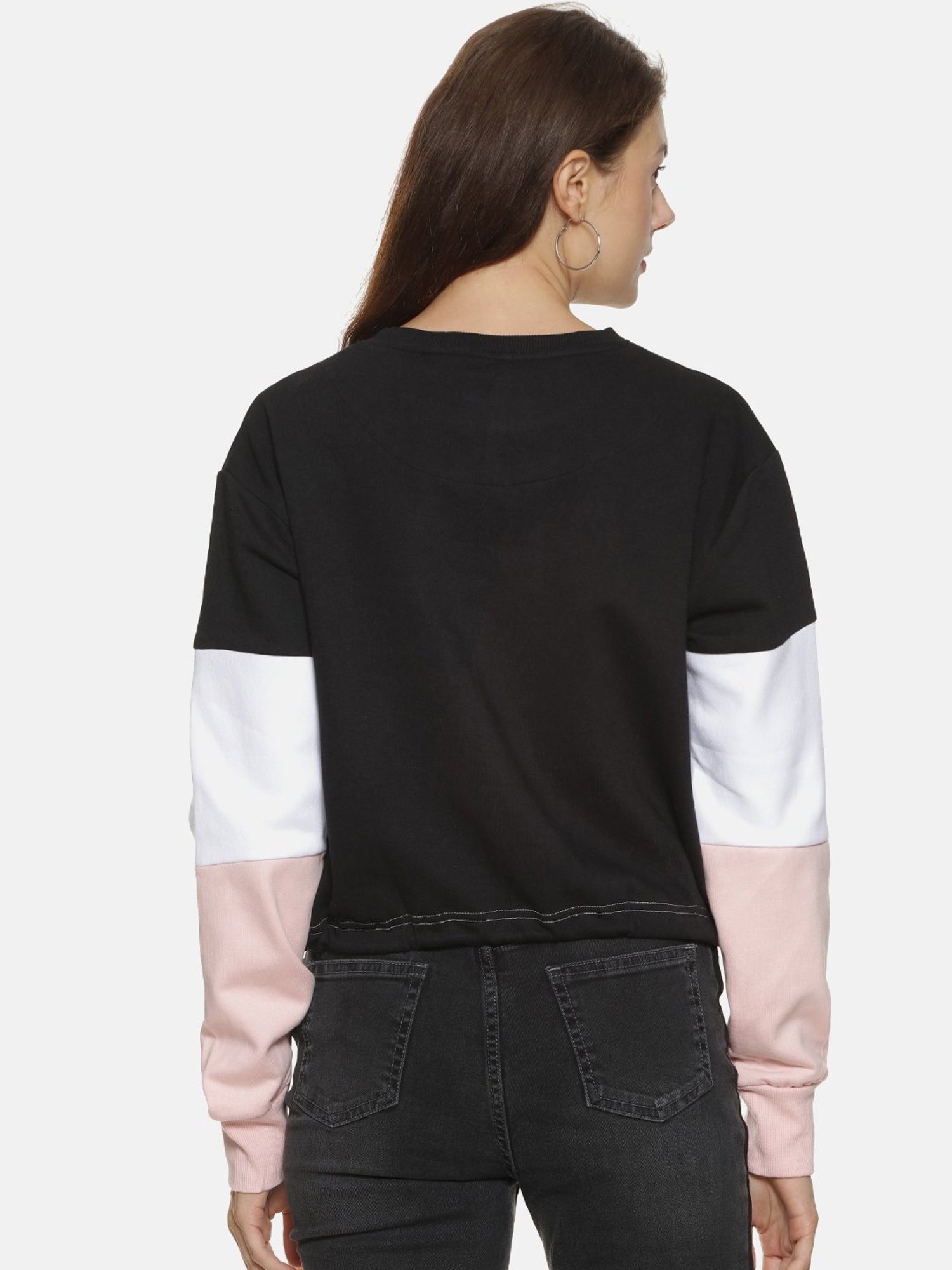 KENDALL + KYLIE Multicolored Printed Hoodie