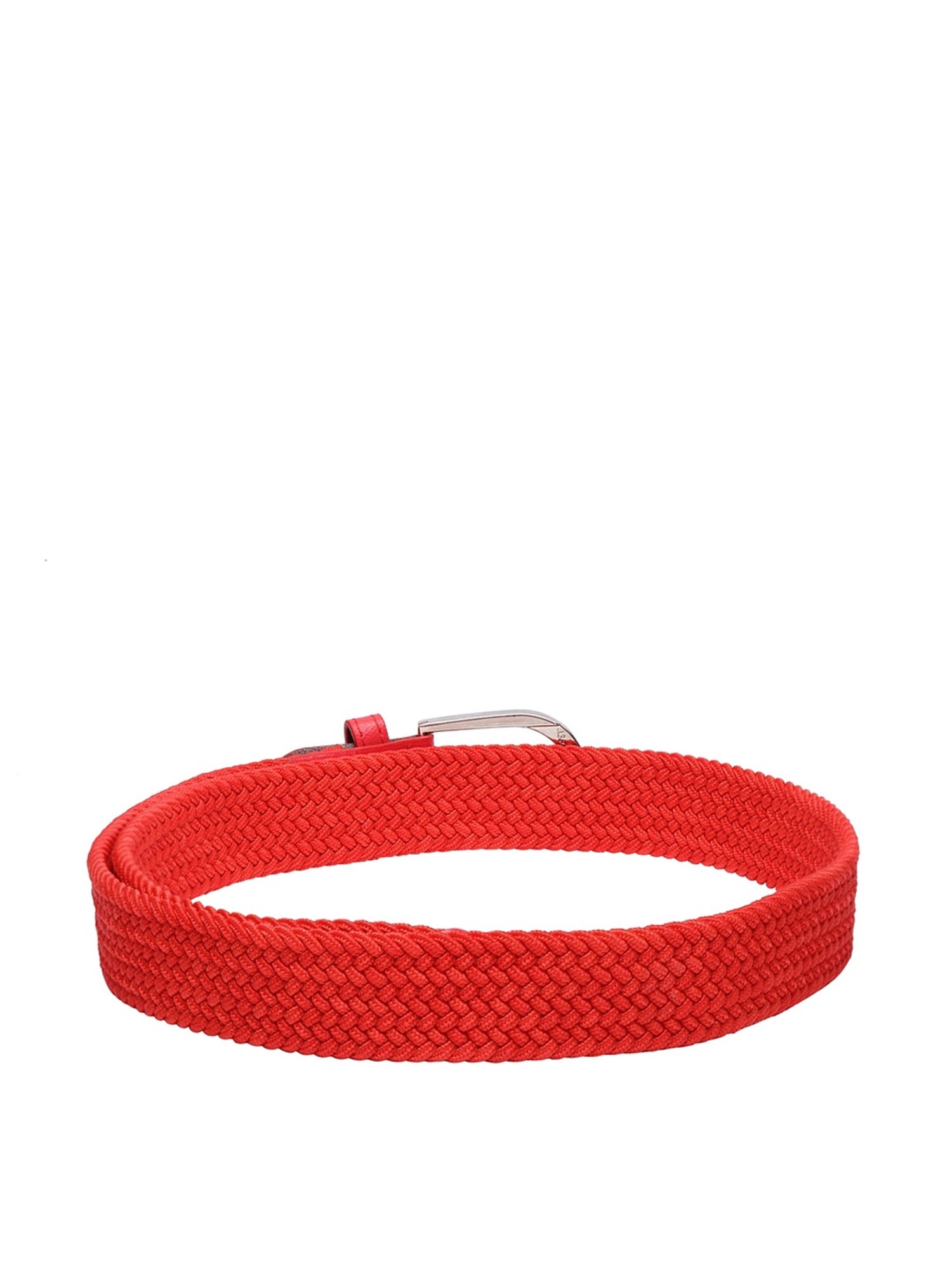 Apsis Red Canvas Waist Belt for Unisex