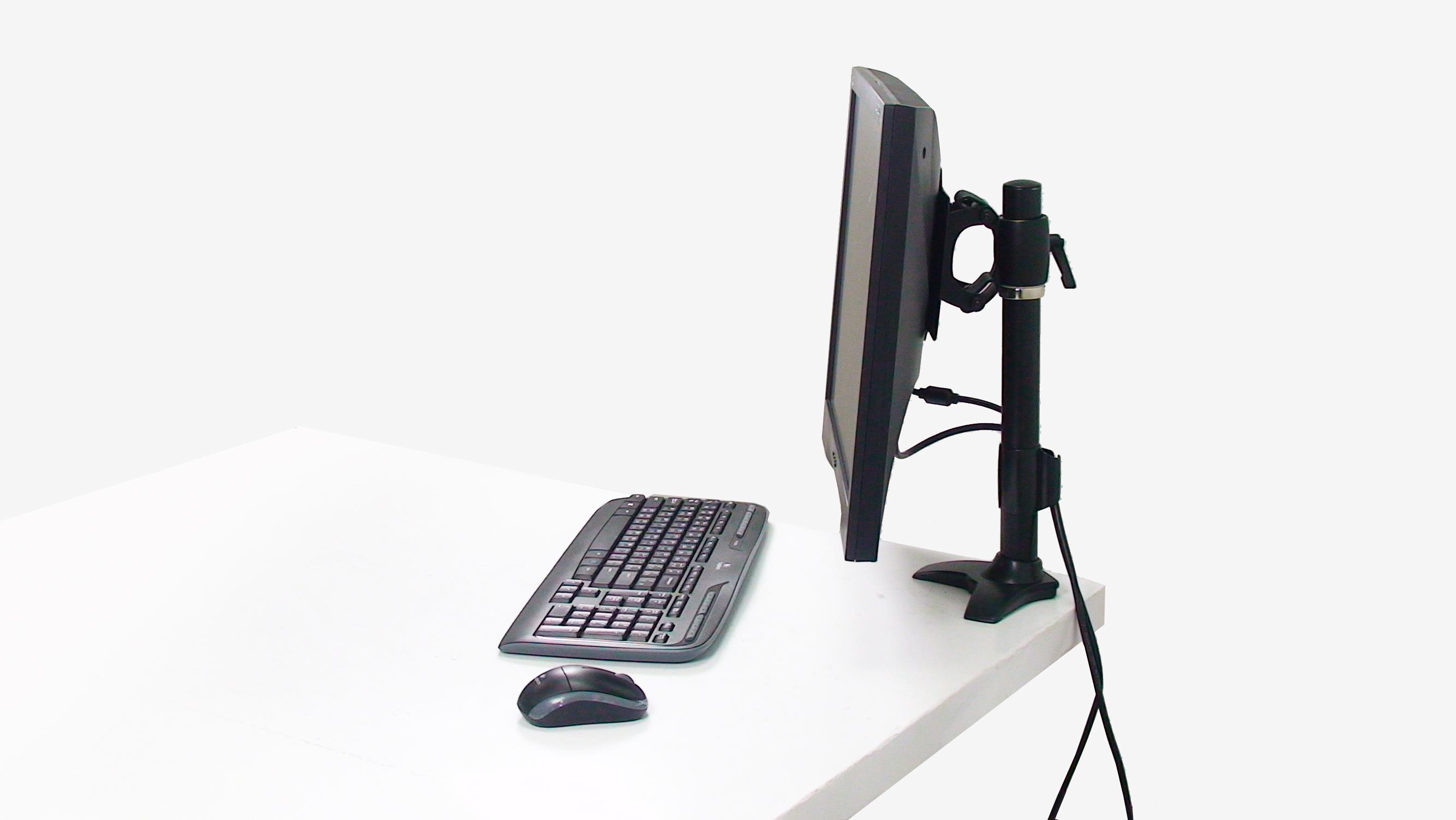 SINGLE MONITOR GROMMET MOUNT