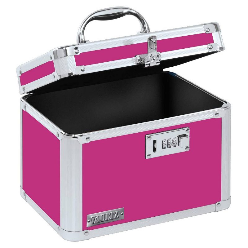 Vaultz Personal Storage Box with Combination Lock - Pink