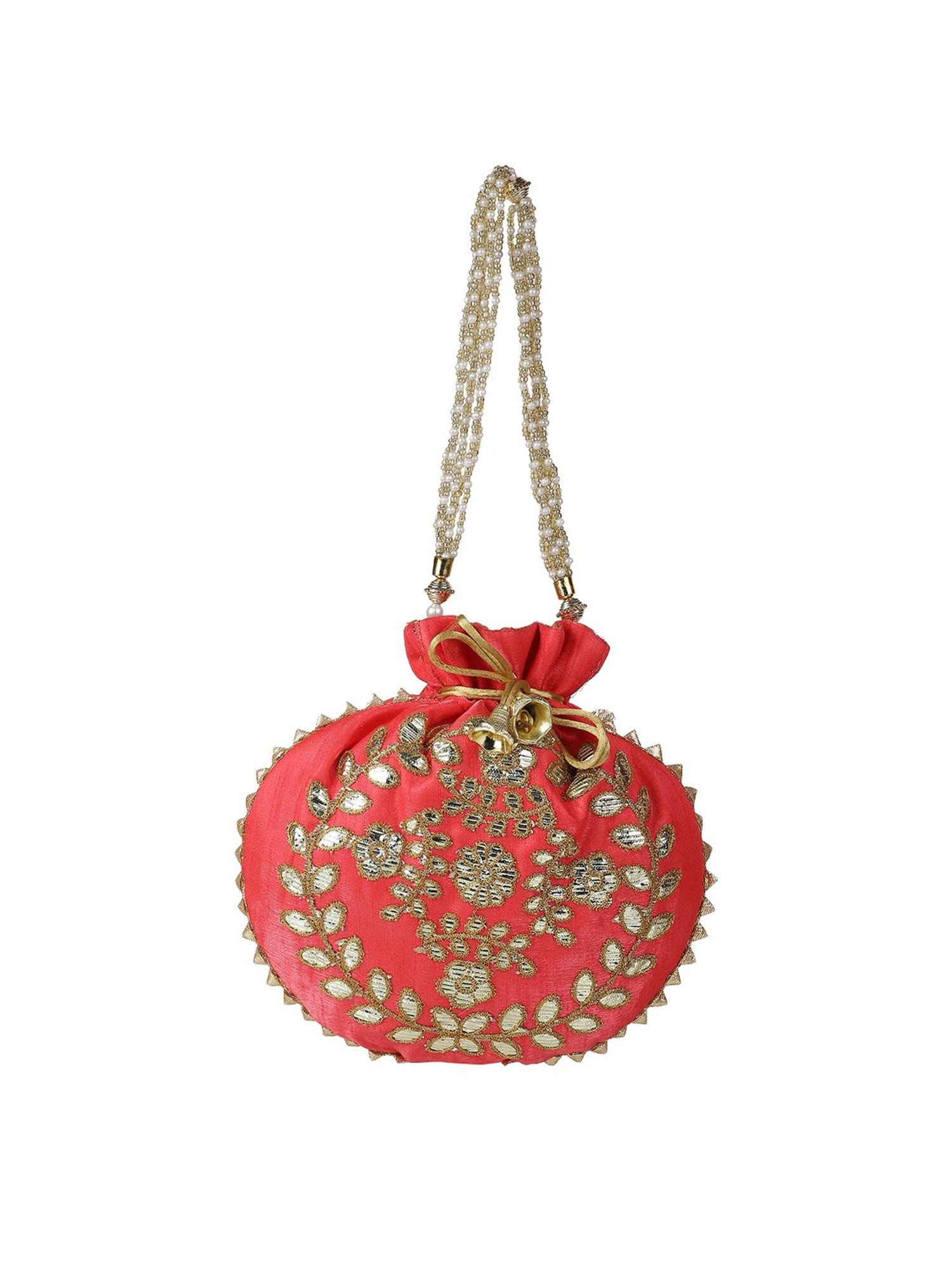 Aditi Wasan Pink Embellished Potli