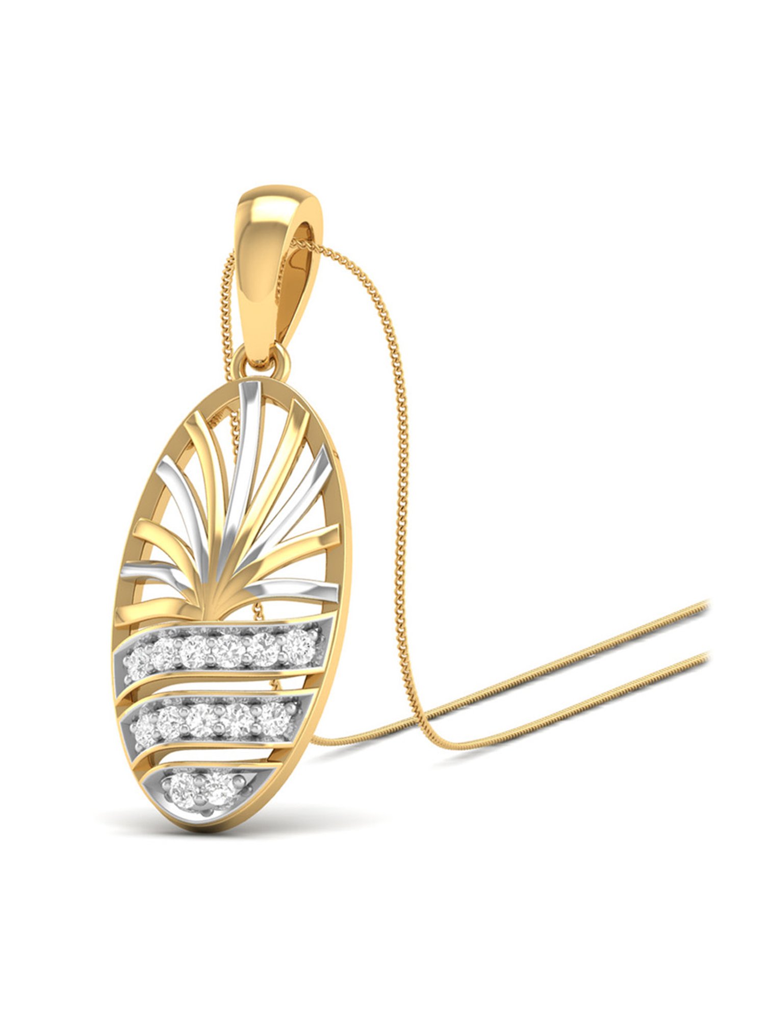 PC Jeweller Darry 18k Gold Pendant without Chain for Women