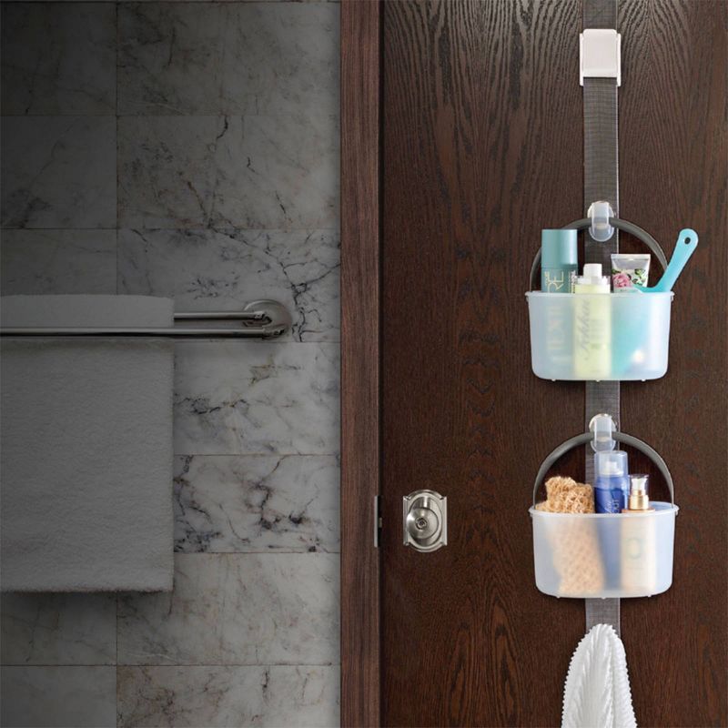 Hanging Door Caddy System Frost/Gray - Madesmart