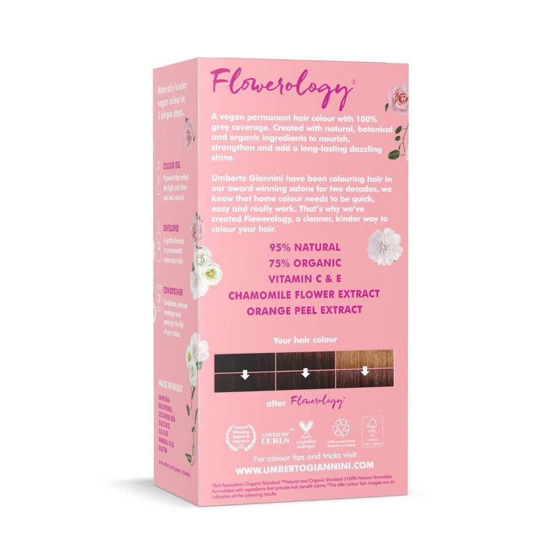 Umberto Giannini Flowerology Vegan Color - Chestnut Brown