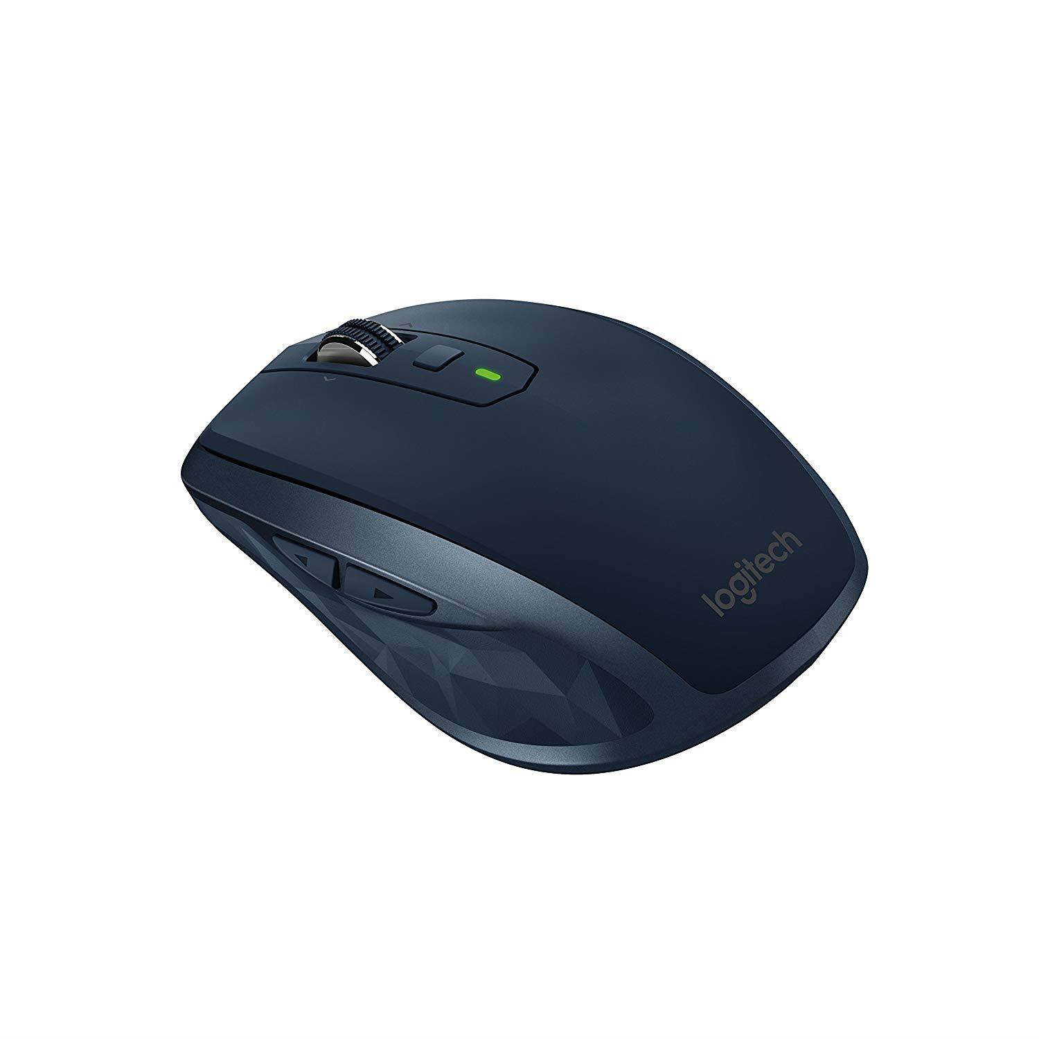 Logitech MX Anywhere 2 Wireless Mobile Mouse, Long Range Wireless Mouse with Hyper Scroll and Easy-Switch up to 3 Devices &ndash; Navy