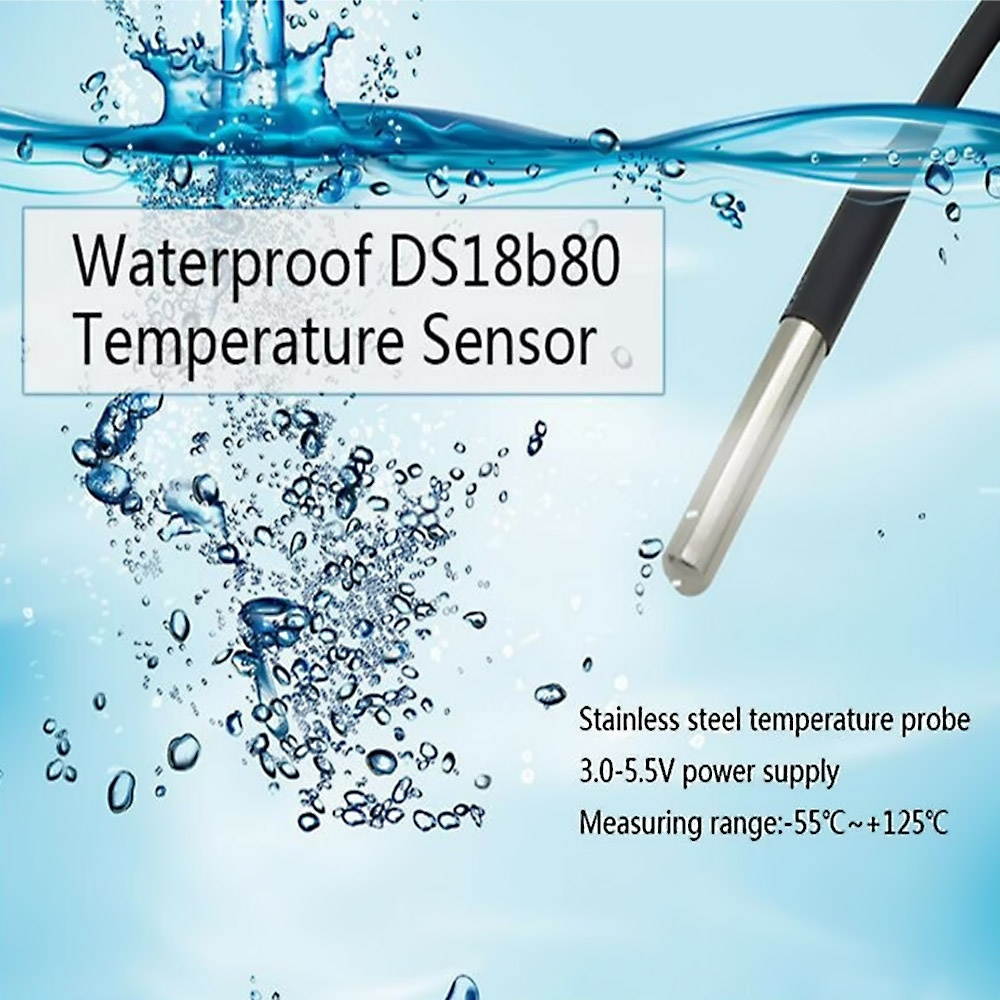 Sonoff DS18B20 Waterproof Digital Temperature Sensor Stainless Steel Thermal Probe