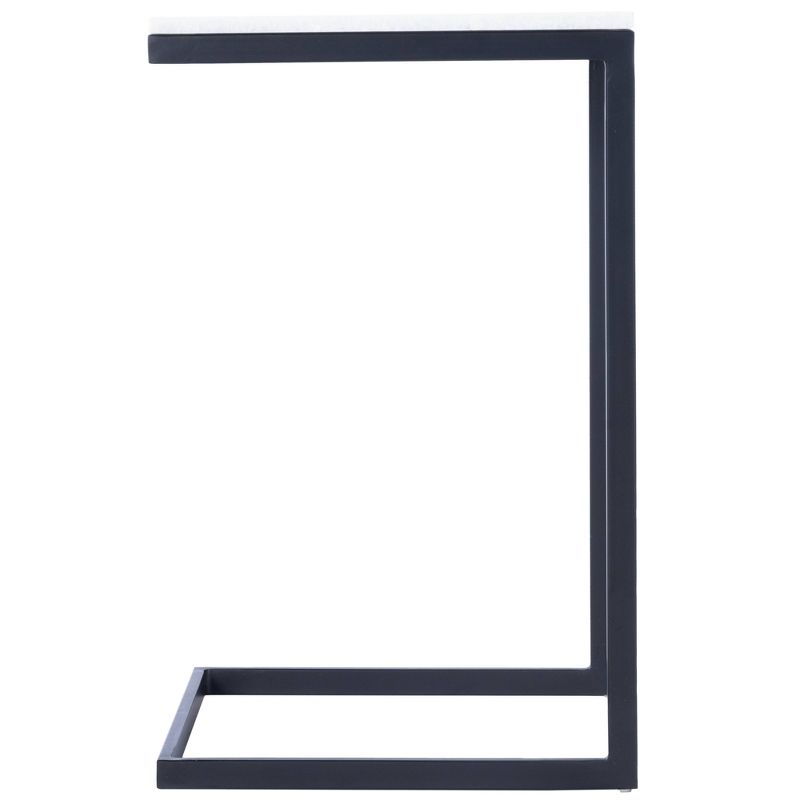 Lawler Metal And Marble End Table Black - Butler Specialty