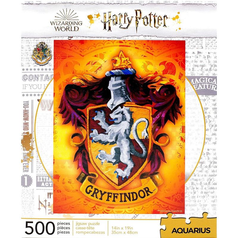 NMR Distribution Harry Potter Gryffindor Logo 500 Piece Jigsaw Puzzle
