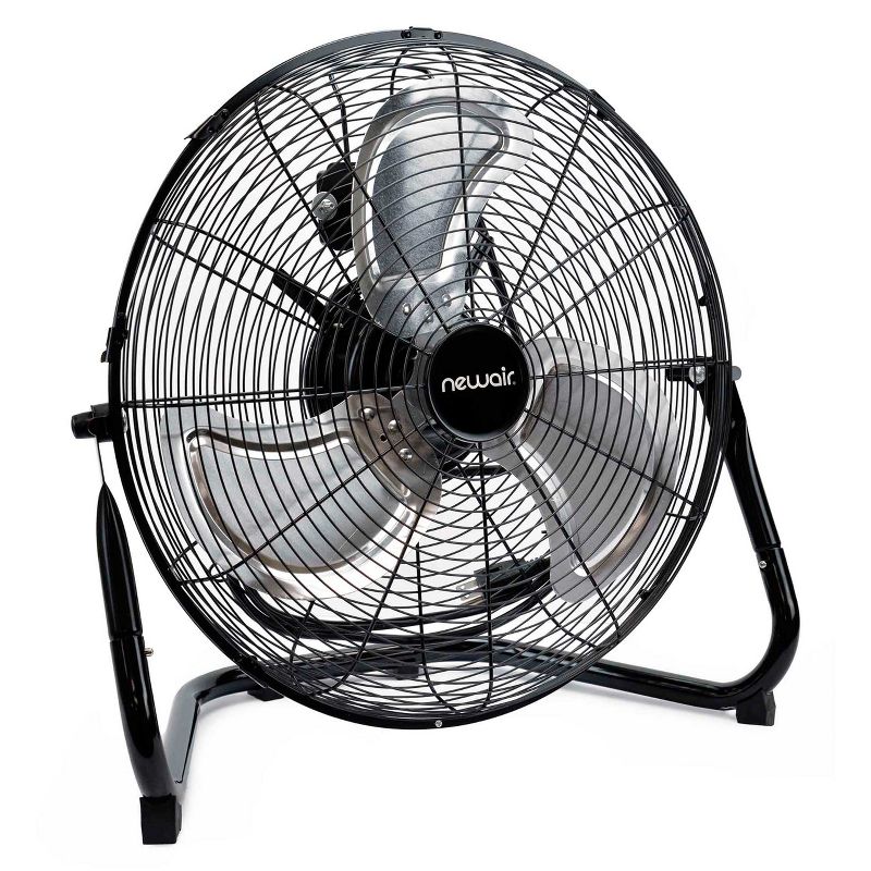 NewAir 18" High Velocity Portable Floor Fan with 3 Fan Speeds and Long-Lasting Ball Bearing Motor