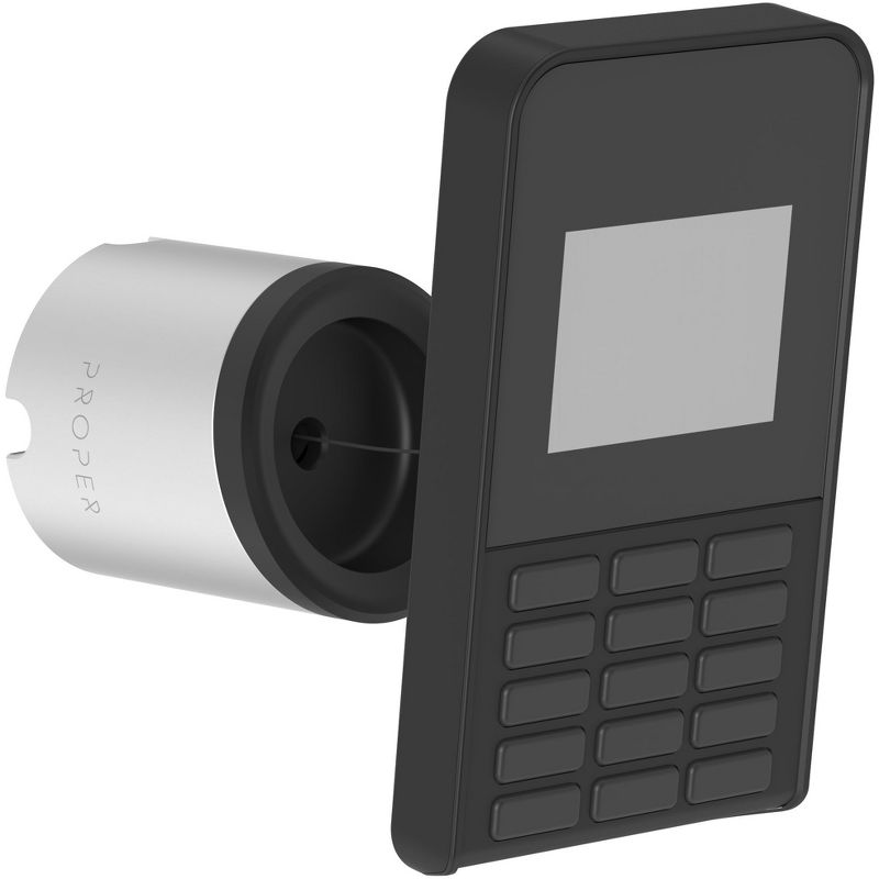 PROPER POS Prop Stand - 7" Height x 7" Width - Tabletop, Wall Mountable - Aluminum - Silver