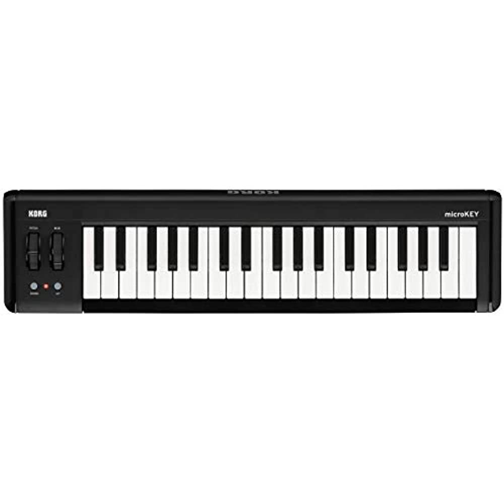 Korg microKEY2 37 Key USB Powerable MIDI Controller Keyboard with Pedal Input