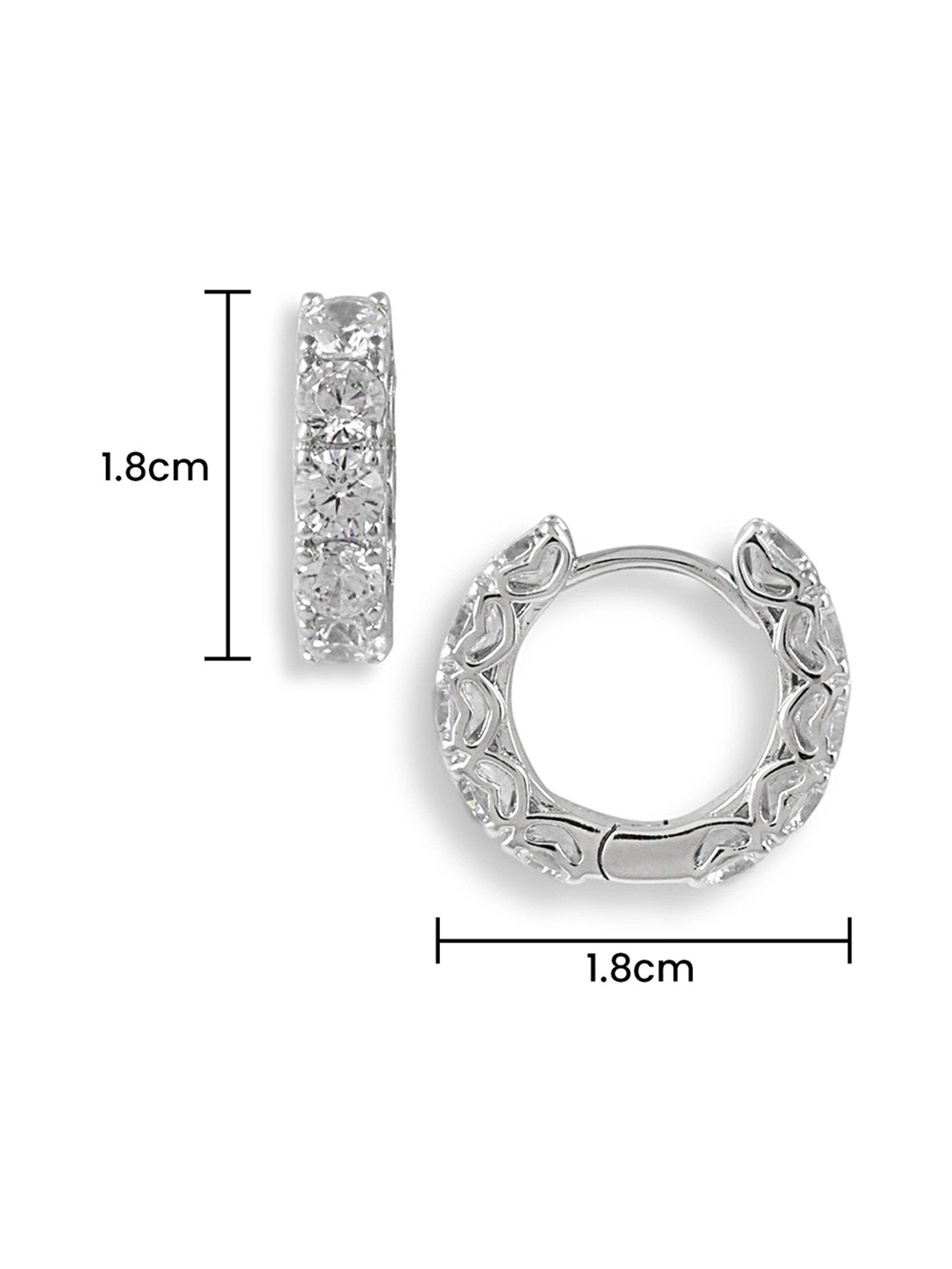 The Real Effect London 800 Silver Earrings for Women