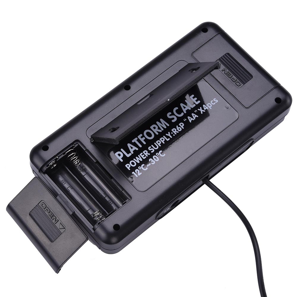 660lbs LCD AC Digital Floor Bench Scale Postal Platform Shipping 300KG Weigh