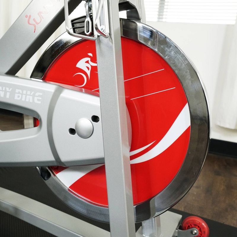 Sunny Health & Fitness Pro II Indoor Cycling Exercise Bike with Device Mount and Advanced Display