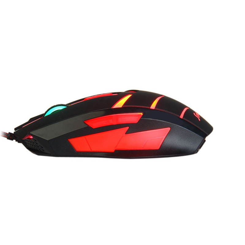 Funtech T-M50 USB Wired Gaming Mouse Professional Mice With Colorful LED For Dota LOL Photoelectric PC Desktop Notebook Mouse