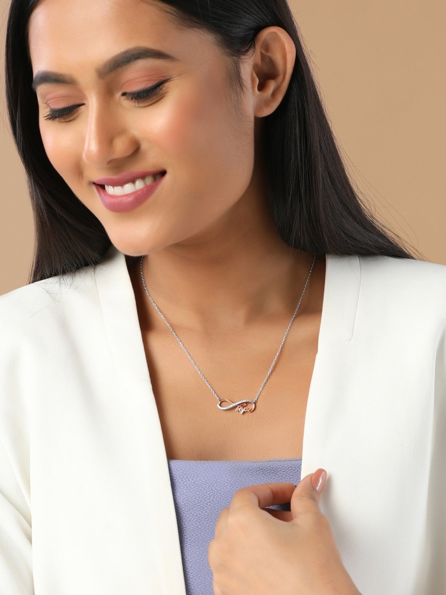 Curio Cottage 925 Silver Of Infinity Love Pendant Necklace