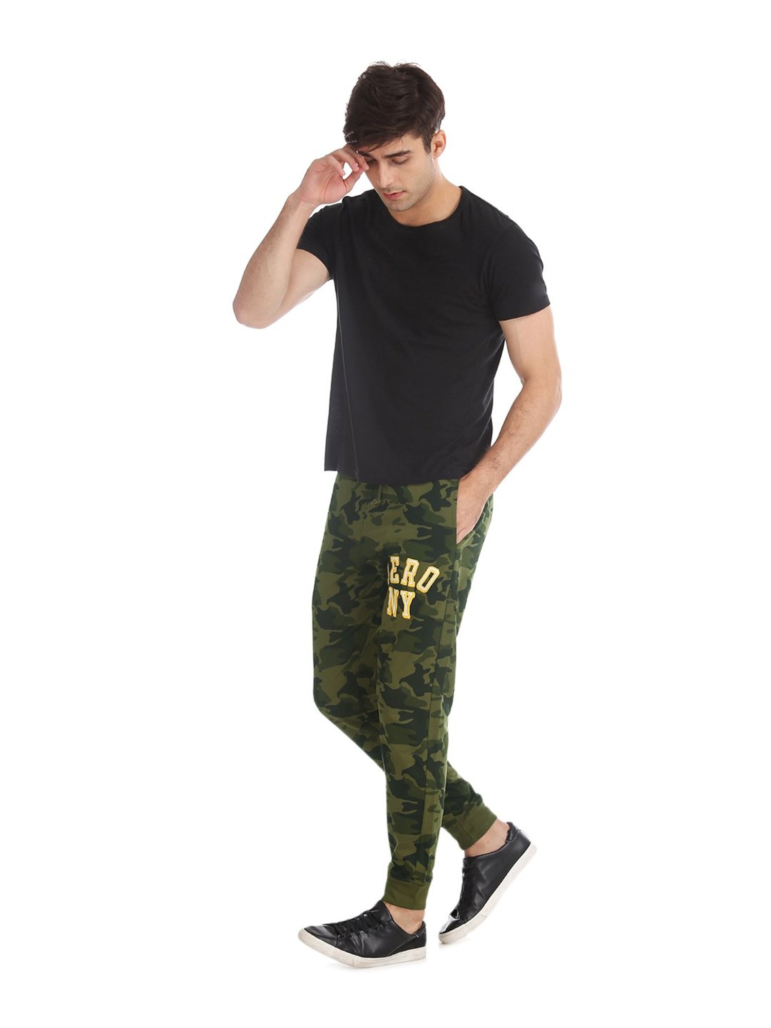 Aeropostale Green Camo Print Joggers