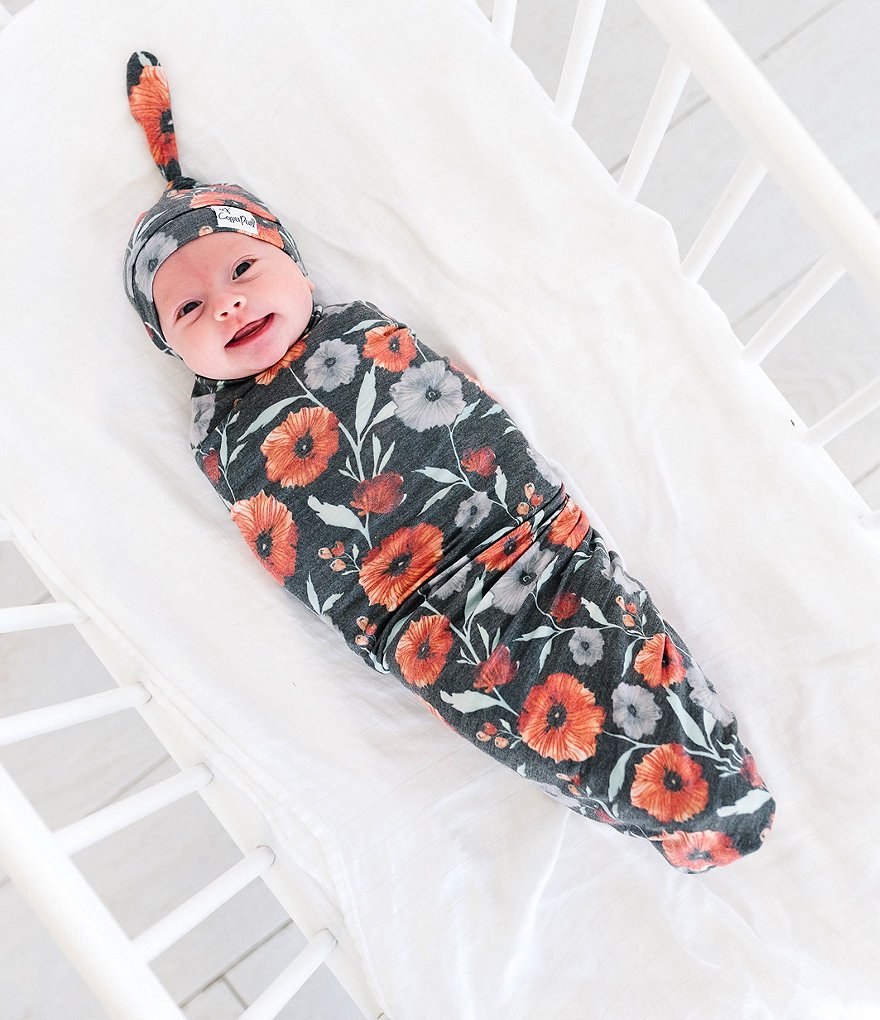 Starting Out Baby Girls Double-Bow Ribbed Headwrap