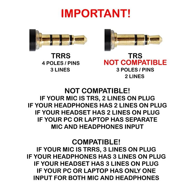 Extension Cable for TRRS Lavalier Lav Mini Mic Microphone 35mm Male to Female 656 Ft 787 inch 2 Meter for Apple iPhone Android Smartphones Cellphones Headphones Headset 35 PS4 Xbox