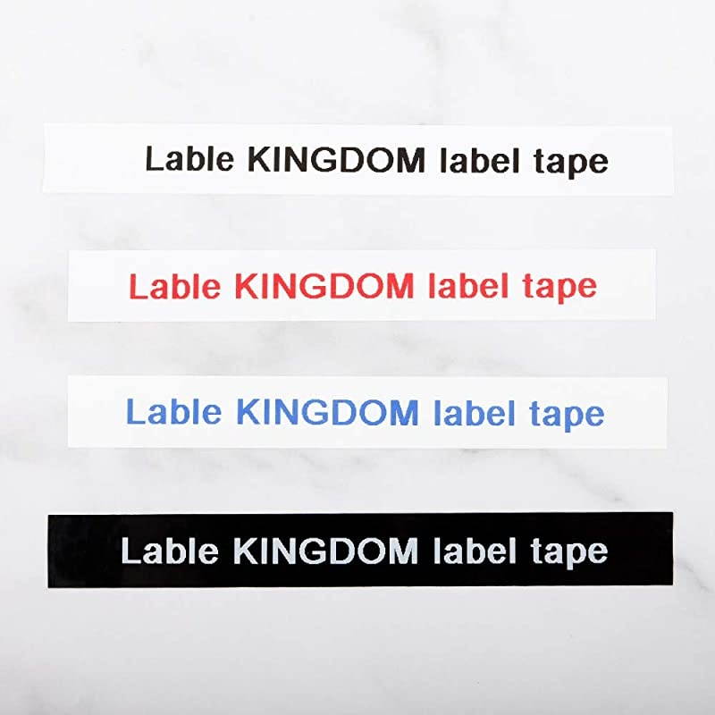 Compatible Label Tape Replacement for Brother Label Maker Tape TZe-251 TZe-151 TZe-451 TZe-651 24mm TZe Tape for P-Touch PT-D600 PT-P700 PTP750W PT2730 ( Clear, White, Yellow, Red, 4-Pack )
