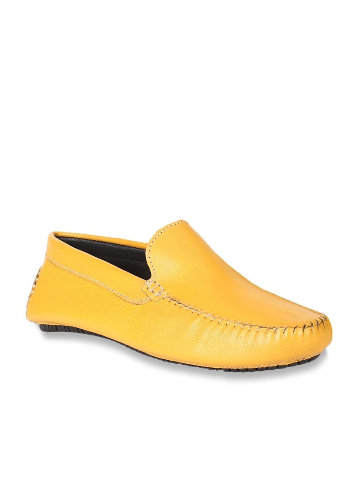 Yoho Men's Anti Pain Archflex Yellow Loafers