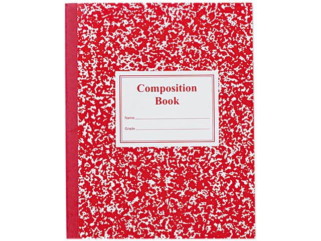 Roaring Spring 77922 Grade School Ruled Composition Book, 9-3/4 x 7-3/4, WE/BE, 50 Pages